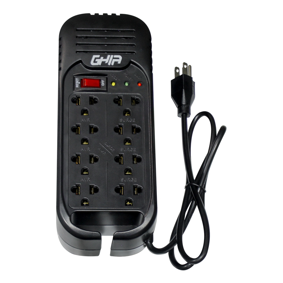 REGULADOR DE VOLTAJE GHIA 2000VA / 800W 8 CONTACTOS. 3 REGULADOR DE VOLTAJE GHIA 2000VA / 800W 8 CONTACTOS. - Image 3