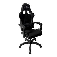 SILLA GAMER BALAM RUSH POWER RUSH V2 BLACK EDITION / INCLINACION 135 / TELA Y PIEL SINTETICA / RECLINABLE / MAX 120 KG / COJIN LUMBAR / PISTON CLASE 3 / REPOSABRAZOS FIJO / NEGRO / BR-934534