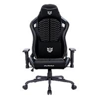 SILLA GAMER BALAM RUSH THUNDER MAX V7 / TELA NYLON TRANSPIRABLE / REPOSABRAZOS,REPOSA PIES,COJIN LUMBAR / 140 / 150KG / NEGRO / BR-940597